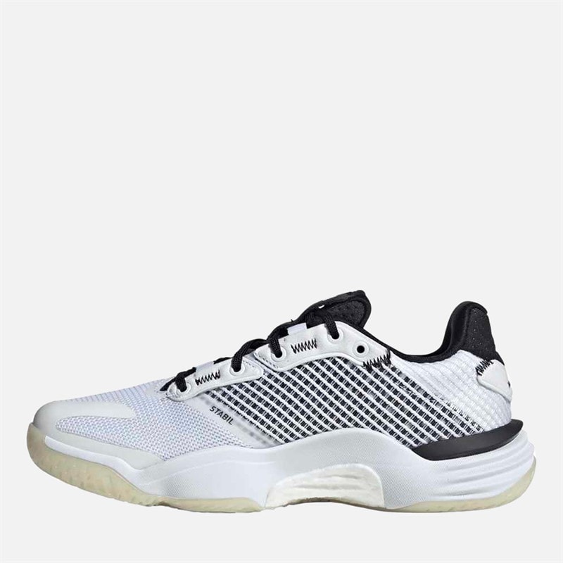Womens Stabil 16 Indoor Court Shoes Cloud White/Cloud White/Core Black - Image 5