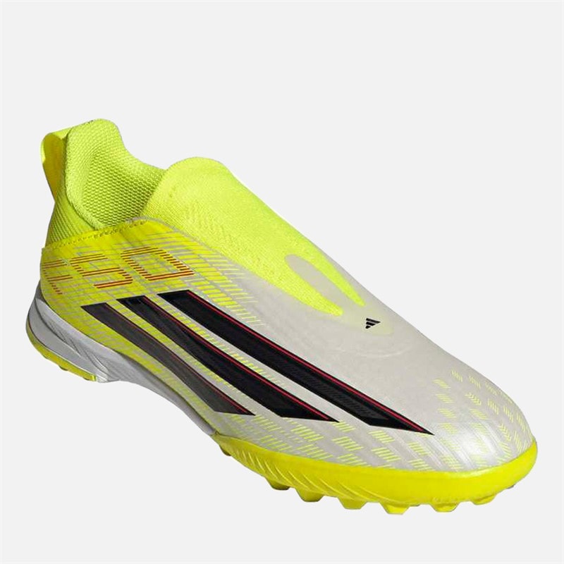 Kids F50 League Born For Goals Pack Laceless TF Astro Football Boots Team Solar Yellow 2/Core Black/Lucid Red - Image 5