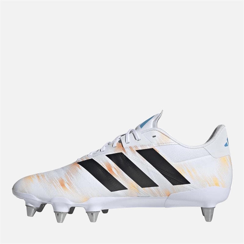 Mens Kakari RS SG Soft Ground Rugby Boots Cloud White/Core Black/Pure Orange - Image 5
