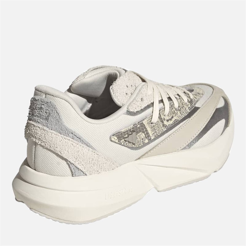 Womens Lightblaze Trainers Off White/Silver Metallic/Grey One - Image 3