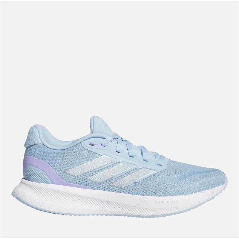 adidas Womens Runfalcon 5 Neutral Running Shoes Clear Sky/Magic Grey Met/Core Black