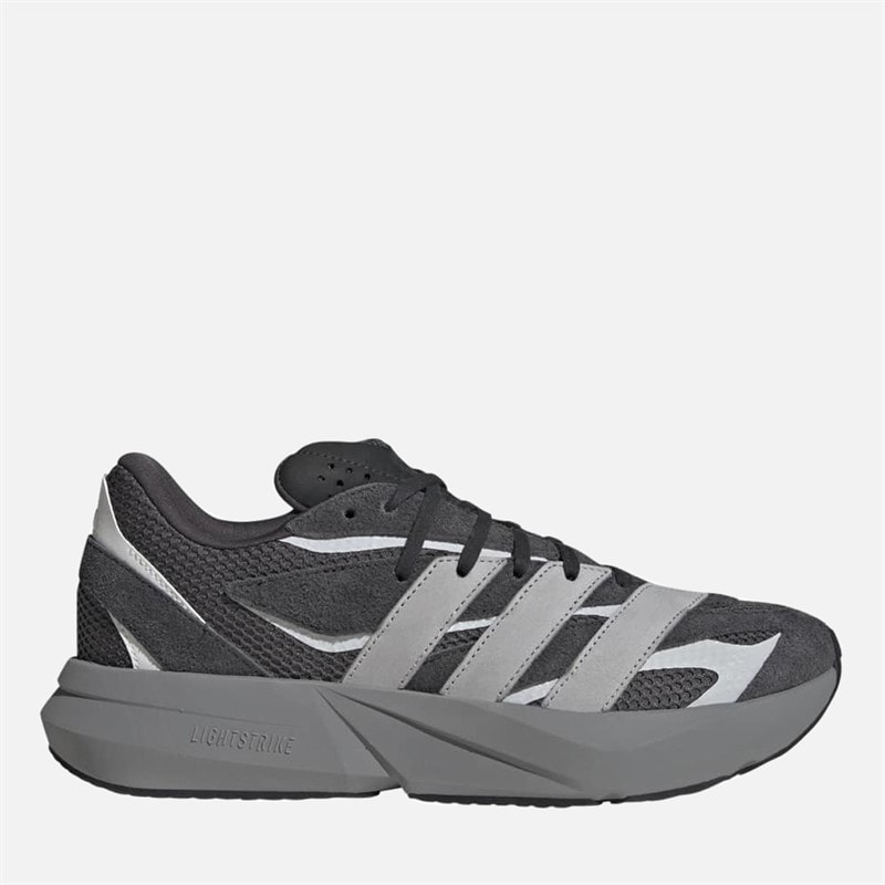 adidas Mens Lightblaze Trainers Carbon/Grey/Crystal White