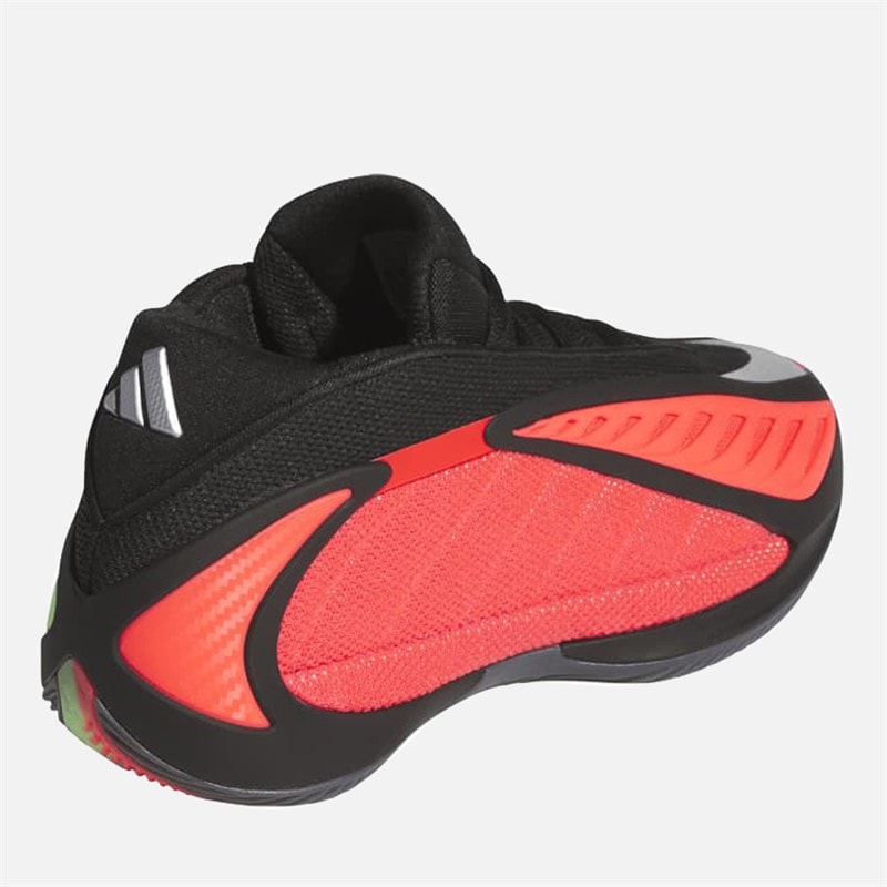 Junior Anthony Edwards 2 'Christmas' Basketball Shoes Core Black/Lucid Red/Lucid Lemon - Image 3