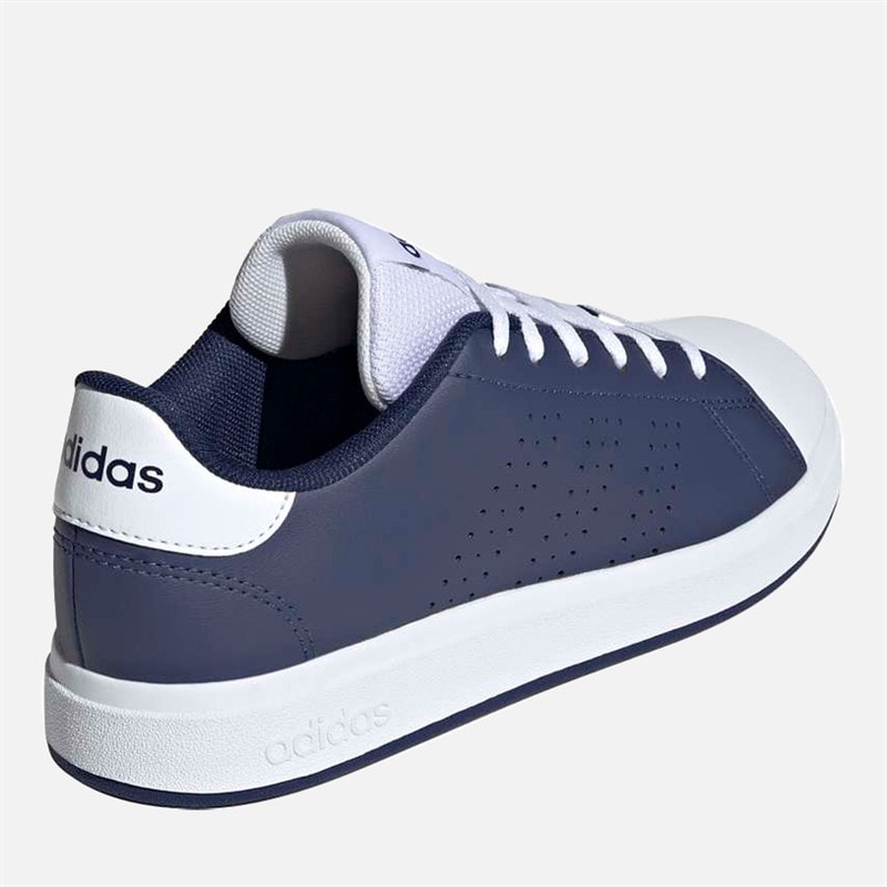 Junior Advantage Base 2.0 Trainers Dark Blue/Cloud White/Grey Two - Image 3