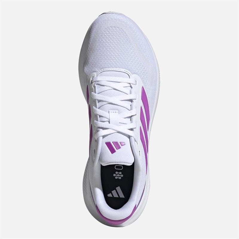 Womens Runfalcon 5 Neutral Running Shoes Cloud White/Purple Burst/Semi Blue Burst - Image 4