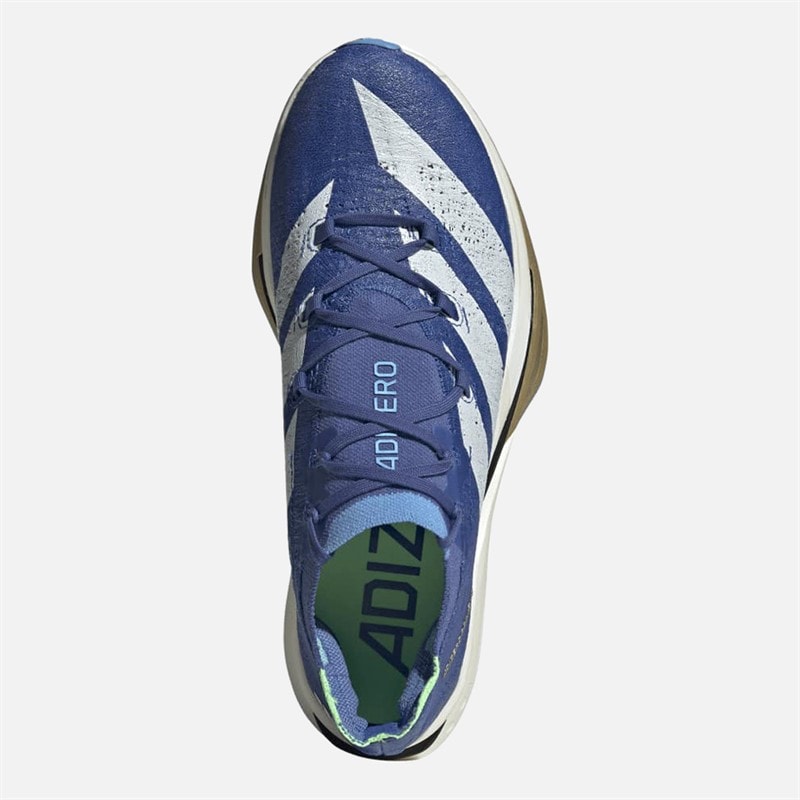 Adizero Prime X3 Strung Neutral Running Shoes Blue/Cloud White/Blue Burst - Image 4