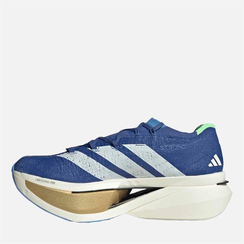 Adizero Prime X3 Strung Neutral Running Shoes Blue/Cloud White/Blue Burst - Image 5
