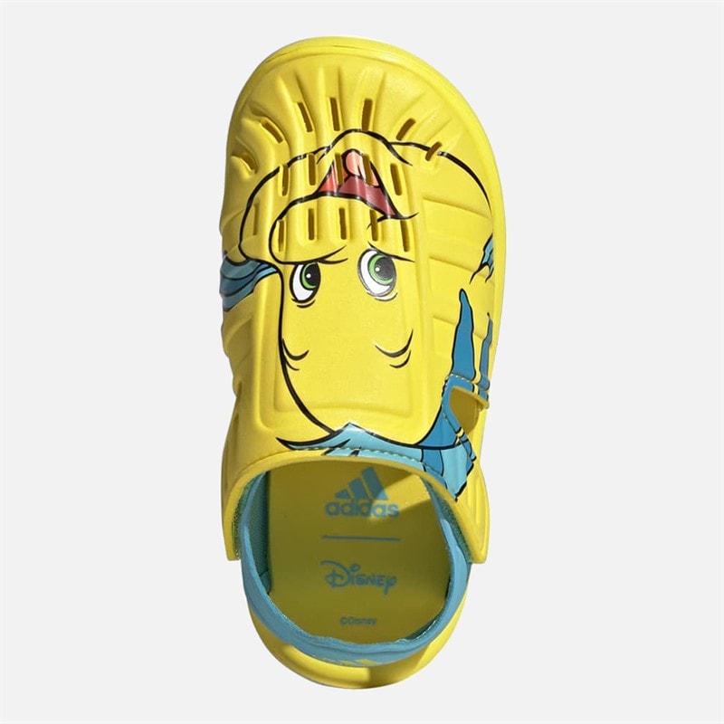 Kids adidas x Disney The Little Mermaid Sandals Bright Yellow/Bright Yellow/Bright Yellow - Image 4