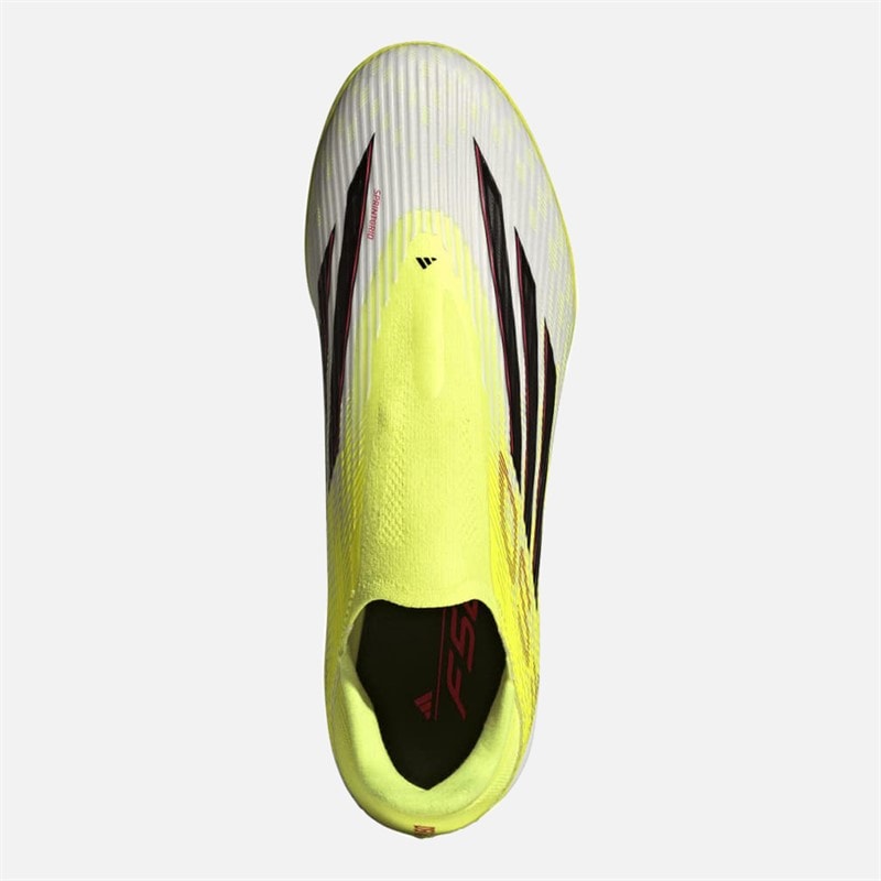 Mens F50 League Born For Goals Pack Laceless TF Astro Football Boots Team Solar Yellow 2/Core Black/Lucid Red - Image 4