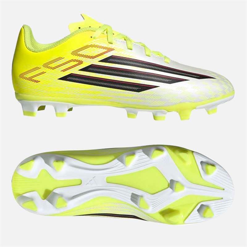 Kids F50 Club Born For Goals Pack FG/MG Firm/Multi Ground Football Boots Team Solar Yellow 2/Core Black/Lucid Red - Image 2