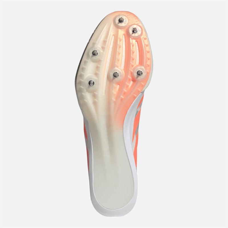 Adizero Finesse Running Track Spikes Cloud White/Lucid Orange/Lucid Red - Image 2