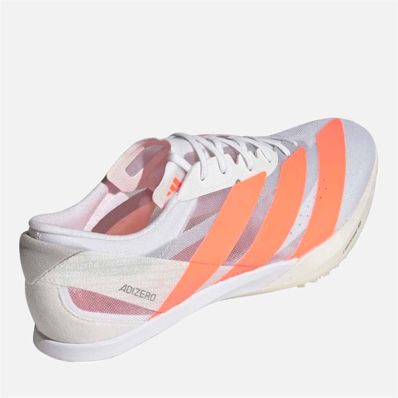 Adizero Finesse Running Track Spikes Cloud White/Lucid Orange/Lucid Red - Image 3