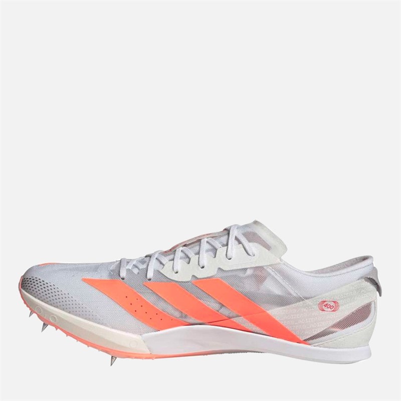 Adizero Finesse Running Track Spikes Cloud White/Lucid Orange/Lucid Red - Image 5