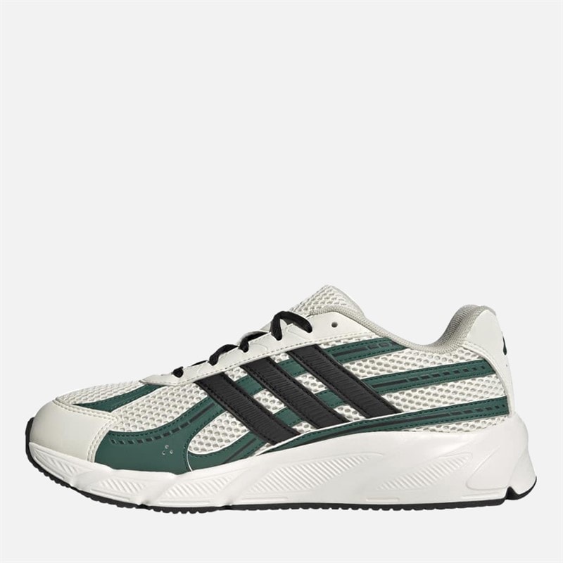 Mens Technochaos 2000 Trainers Off White/Core Black/Collegiate Green - Image 5