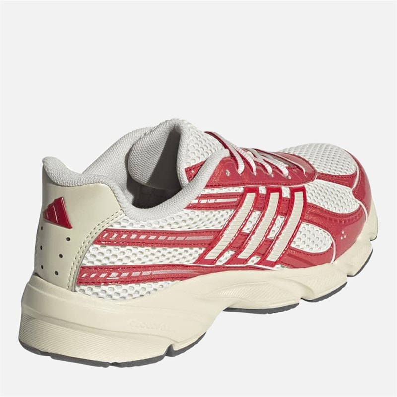 Womens Technochaos 2000 Trainers Off White/Pearl Met/Better Scarlet - Image 3