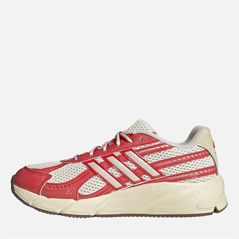 Womens Technochaos 2000 Trainers Off White/Pearl Met/Better Scarlet - Image 5