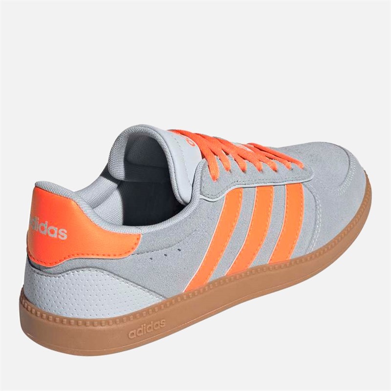 Womens Breaknet Sleek Trainers Halo Blue/Lucid Orange/Gum - Image 3