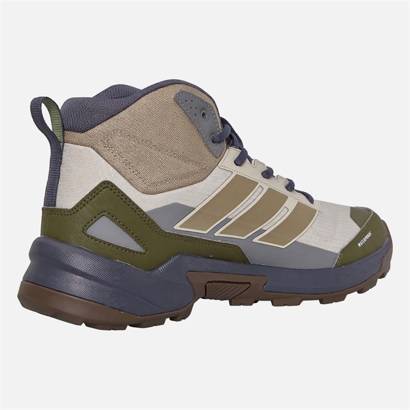Mens Terrex Eastrail 3 Mid Climaproof Hiking Boots Beige/Blanch Cargo/Olive Strata - Image 5