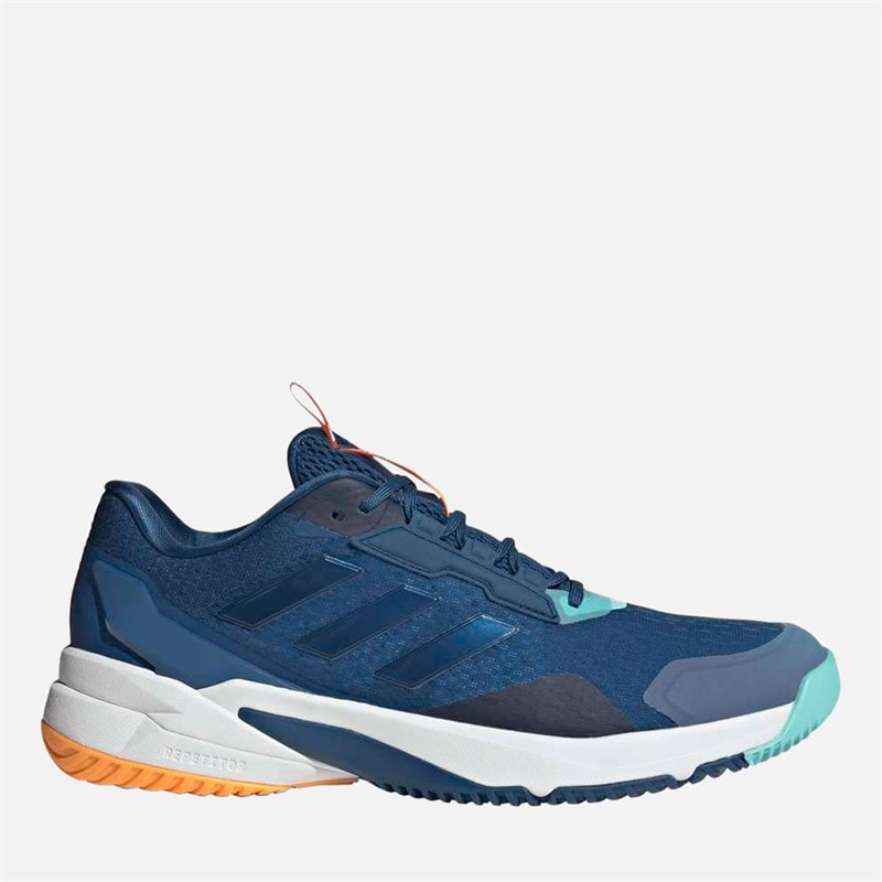 adidas Mens Crazyflight 6 Indoor Court Shoes Dusky Petrol/Dusky Petrol/Flash Aqua