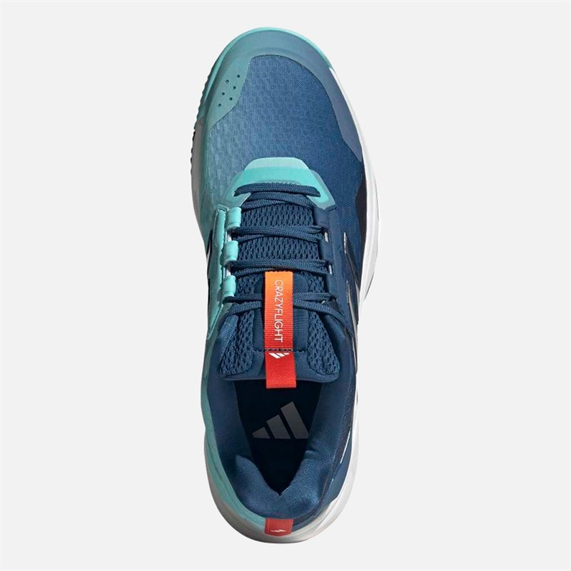 Mens Crazyflight 6 Indoor Court Shoes Dusky Petrol/Dusky Petrol/Flash Aqua - Image 4
