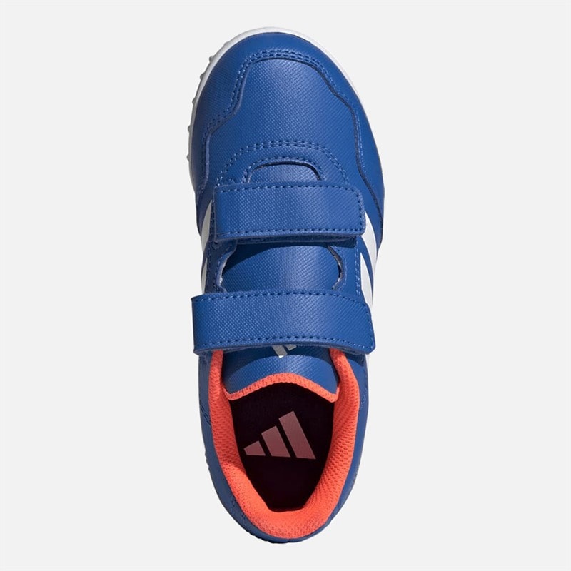 Kids Youngstar Rise Field Hockey Velcro Shoes Bright Royal/Cloud White/Team Solar Orange - Image 4