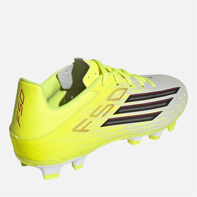 Mens F5 Club Born For Goals Pack FG/MG Firm/Multi Ground Football Boots Team Solar Yellow 2/Core Black/Lucid Red - Image 3