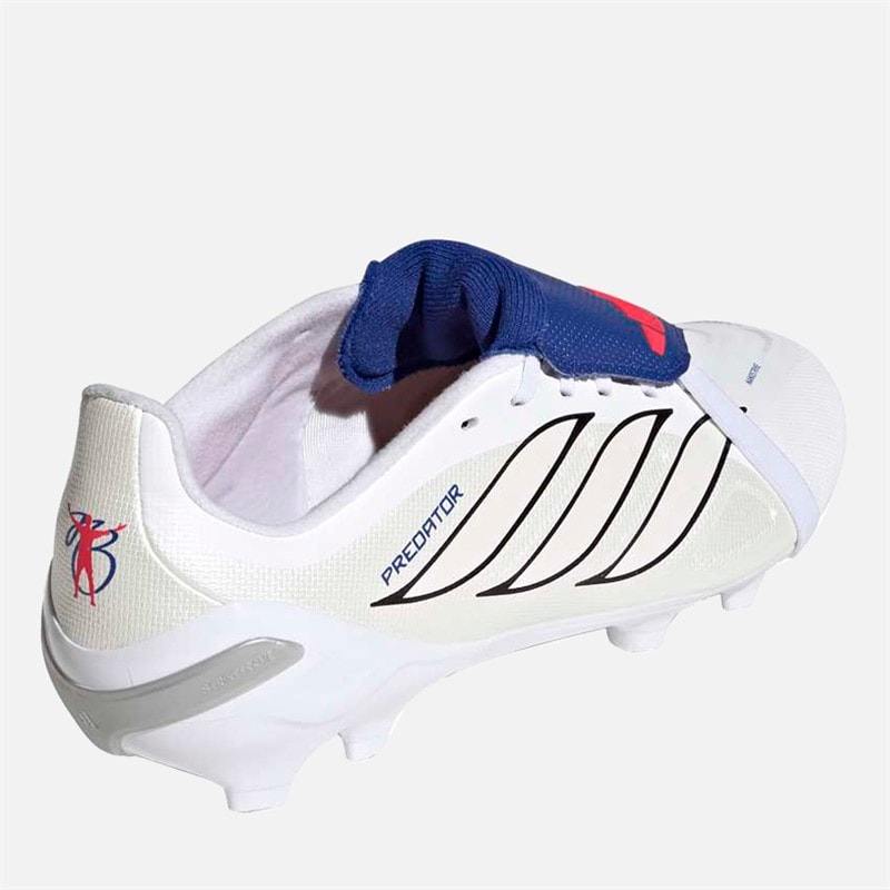 Junior Predator League Icon Takover Pack Fold-Over Tongue FG Firm Ground Football Boots Cloud White/Zero Metalic/Royal Blue - Image 3