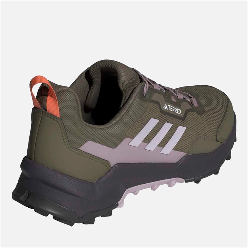 Womens Terrex AX4 Hiking Shoes Olive Strata/Silver Dawn/Preloved Fig - Image 3