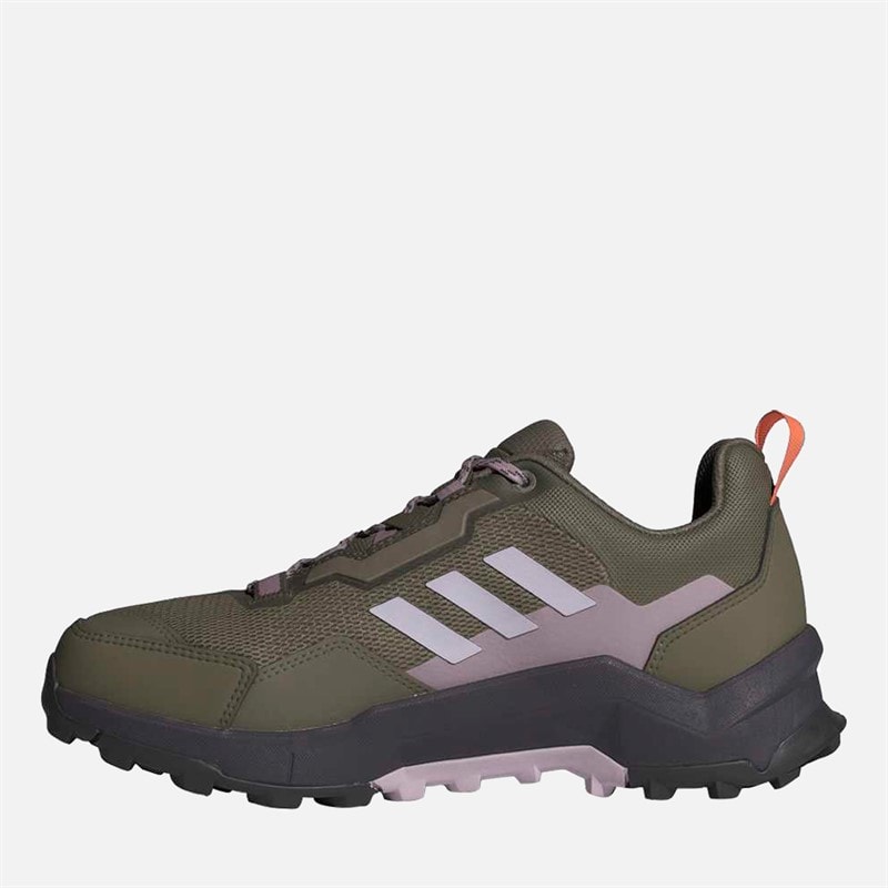 Womens Terrex AX4 Hiking Shoes Olive Strata/Silver Dawn/Preloved Fig - Image 5
