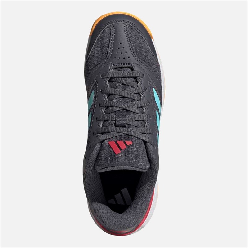 Junior Ligra 8 Indoor Court Shoes Aurora Onix/Flash Aqua/Semi Lucid Red - Image 4