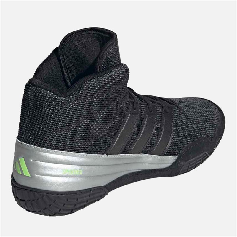 Mens Speedex Boxing/Wrestling Boots Core Black/Core Black/Lucid Lemon - Image 3