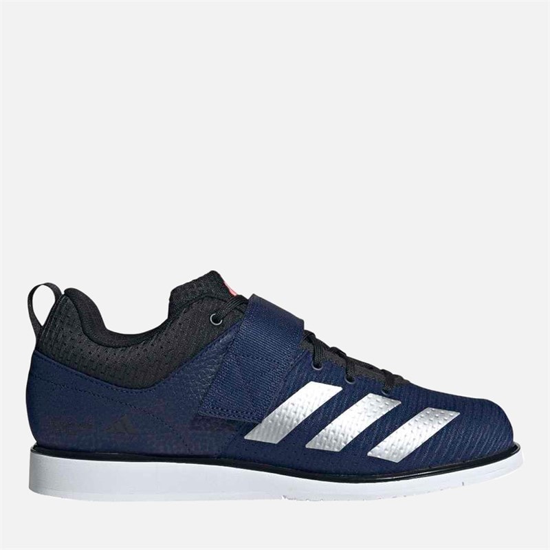 adidas Powerlift 5 Weightlifting Shoes Dark Blue/Silver Metallic/Lucid Red