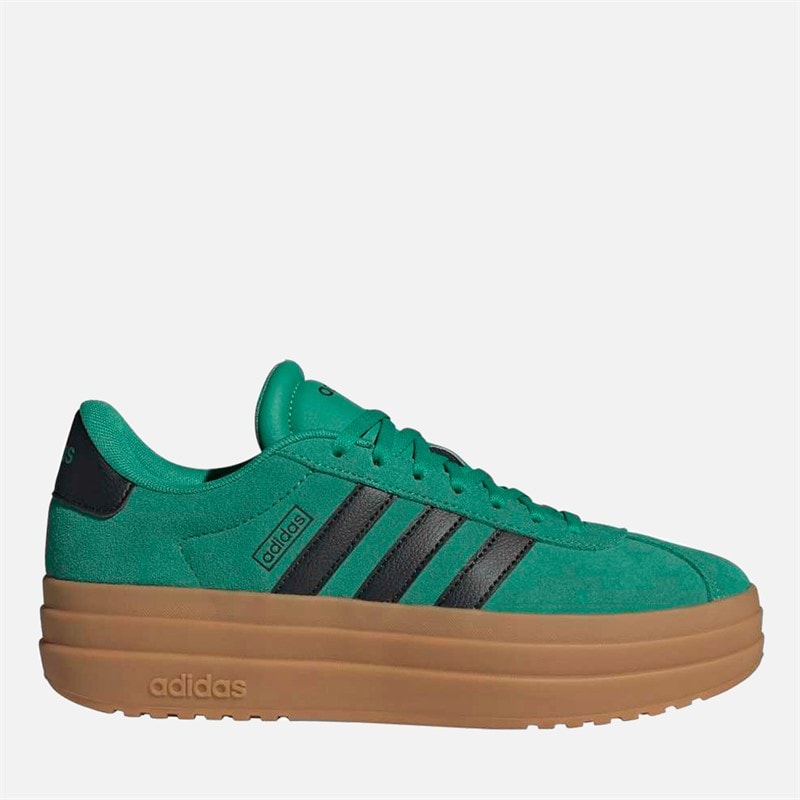 adidas Womens VL Court Bold Trainers Court Green/Core Black/Gum