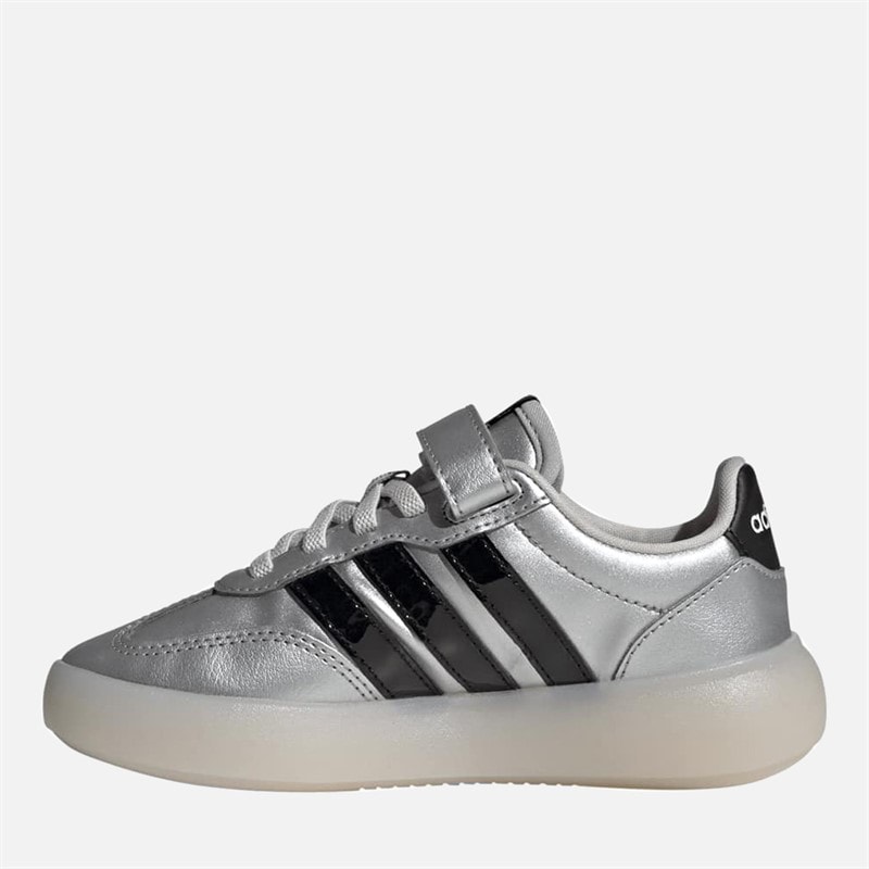 Kids Barreda Decode Trainers Silver Metallic/Core Black/Chalk White - Image 5