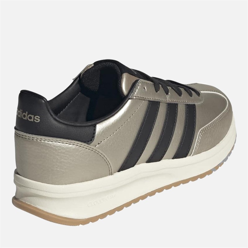 Womens Run 70s 2.0 Trainers Cyber Metallic/Core Black/Off White - Image 3