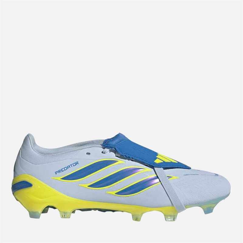adidas Mens Predator Pro Ice Cold Precision Pack Fold Over Tongue FG Firm Ground Football Boots Crystal Sky/Ray Blue/Team Solar Yellow 2