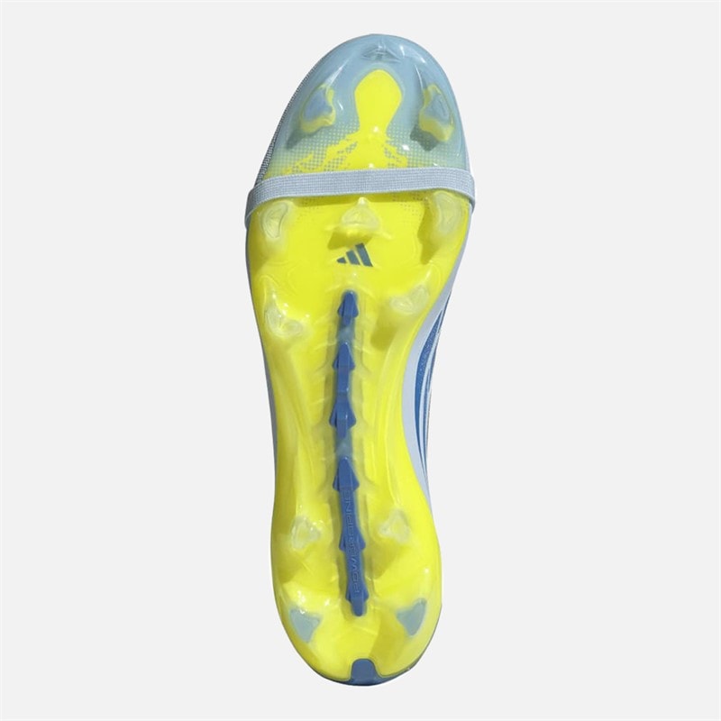 Mens Predator Pro Ice Cold Precision Pack Fold Over Tongue FG Firm Ground Football Boots Crystal Sky/Ray Blue/Team Solar Yellow 2 - Image 2