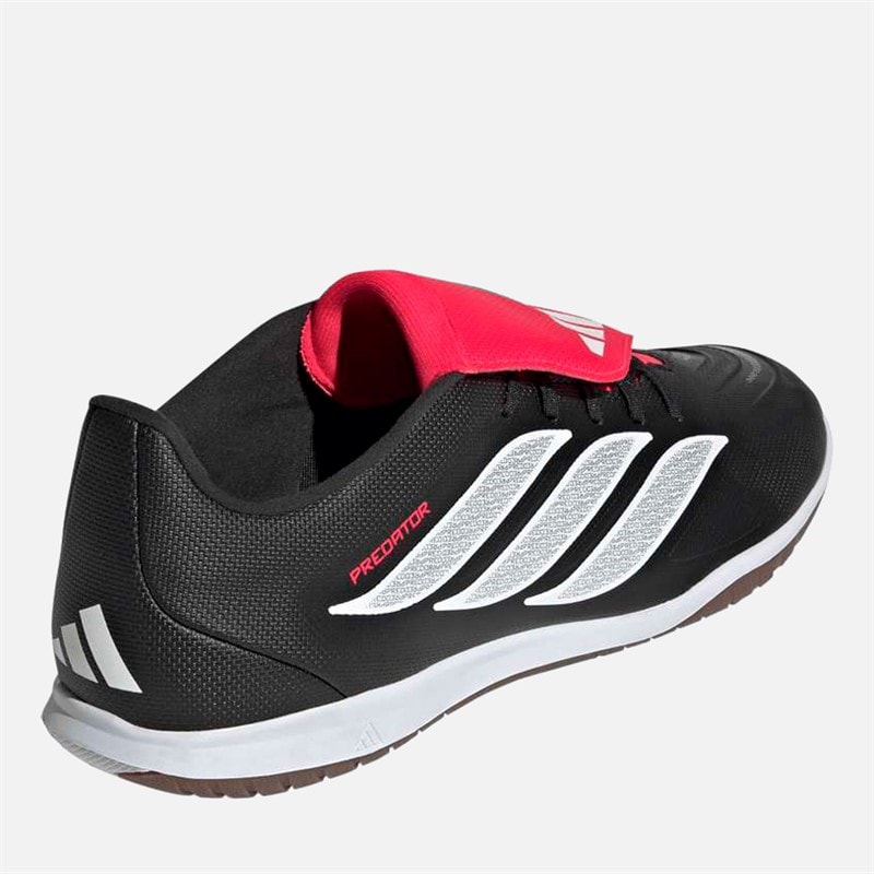 Mens Predator Club Sala Immortal Pack Fold Over Tongue IN Indoor Football Boots Core Black/Cloud White/Lucid Red - Image 3