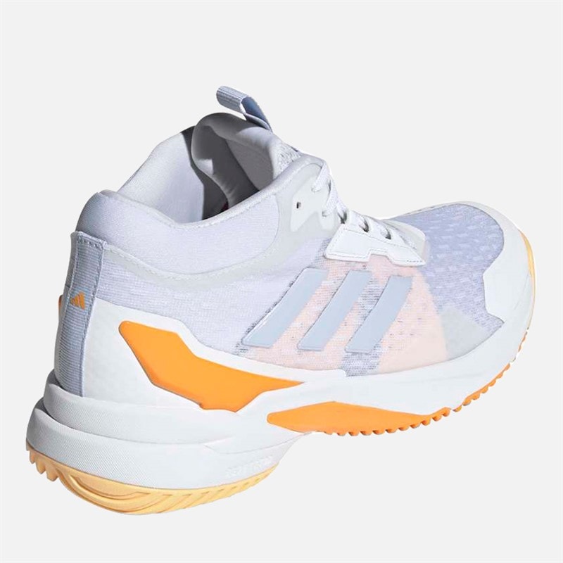 Womens Crazyflight 6 Mid Indoor Court Shoes Cloud White/Crystal Sky/Putty Mauve - Image 3