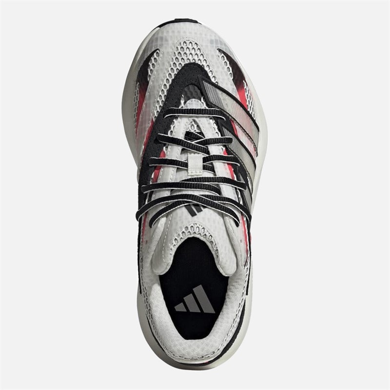 Womens Lightblaze Trainers Off White/Off White/Lucid Red - Image 4