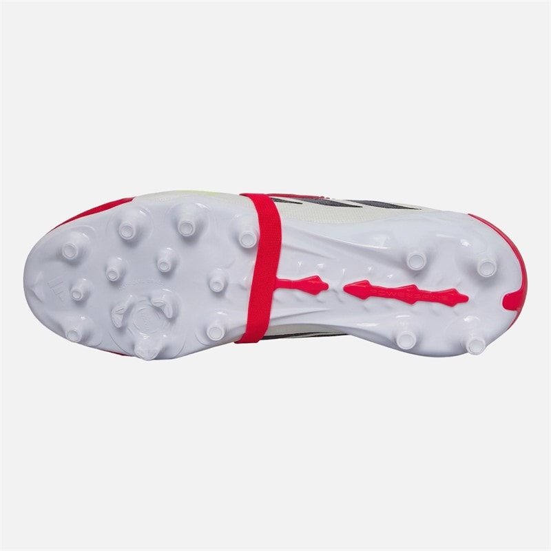 Junior Predator League Fold-Over Tongue AG Artificial Ground Football Boots Lucid Red/Core Black/Cloud White - Image 3