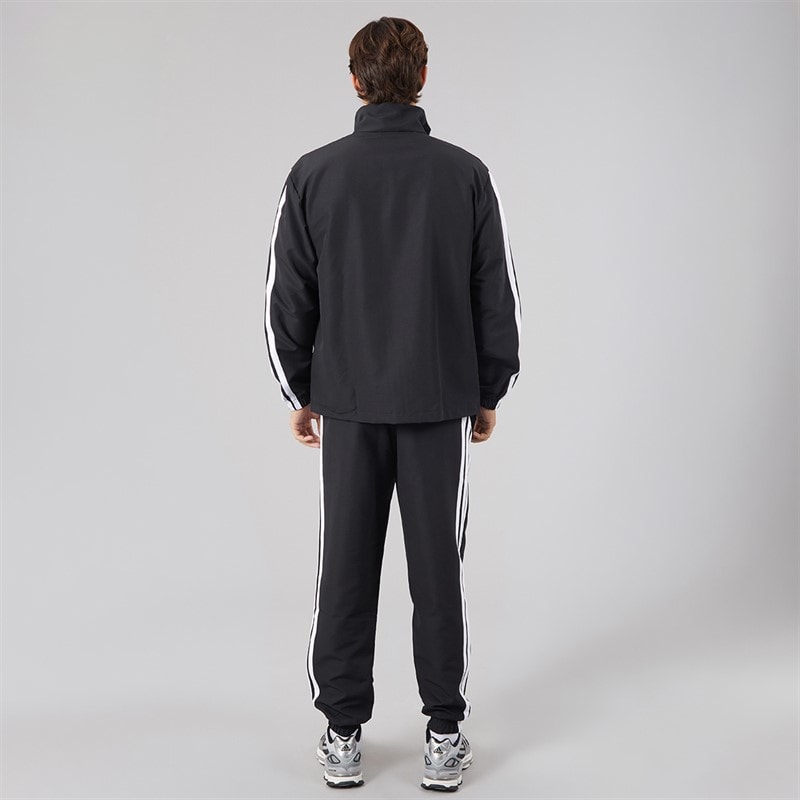Mens 3-Stripes Woven Tracksuit Black - Image 2