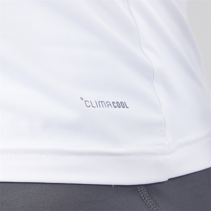 Mens Primelift Essentials Workout Long Sleeve T-Shirt White - Image 5