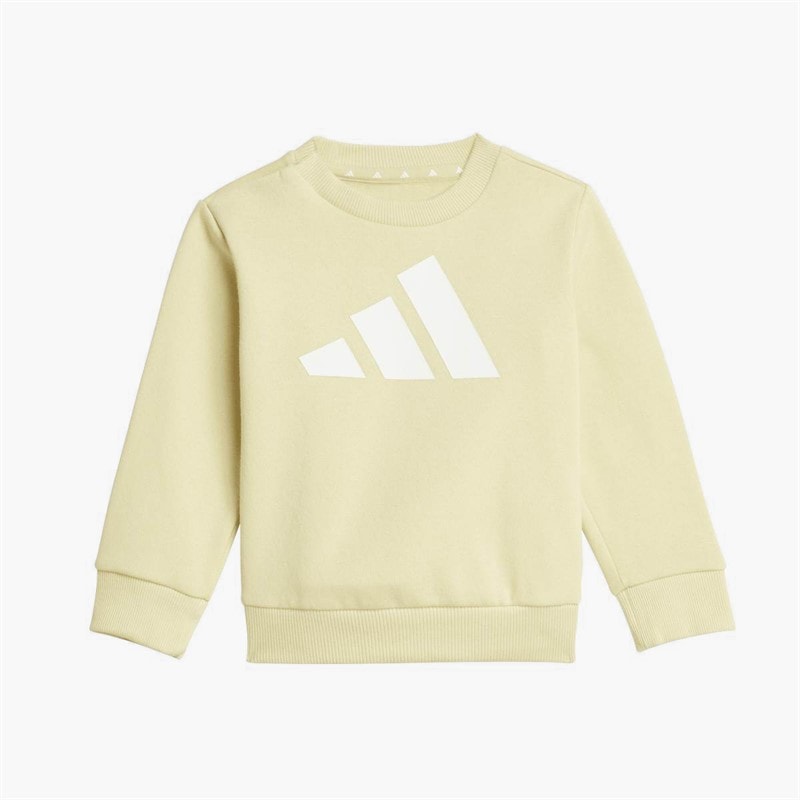 Infant Essentials Logo Sweatshirt And Joggers Set Powder Yellow/White - Image 2