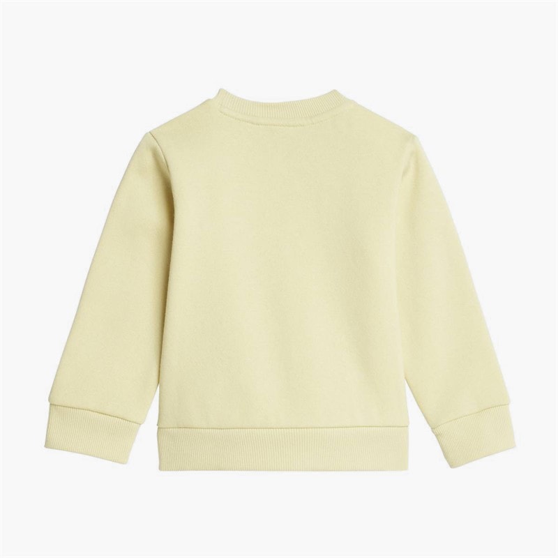 Infant Essentials Logo Sweatshirt And Joggers Set Powder Yellow/White - Image 3