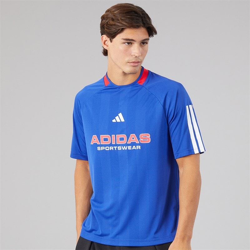 adidas Mens House Of Tiro Nations Pack Jersey Semi Lucid Blue