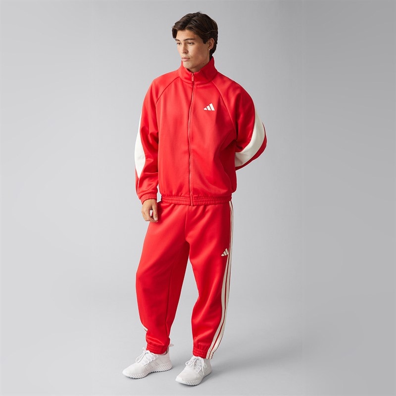 Mens Stadium Track Pants Pure Ruby/Off White - Image 4