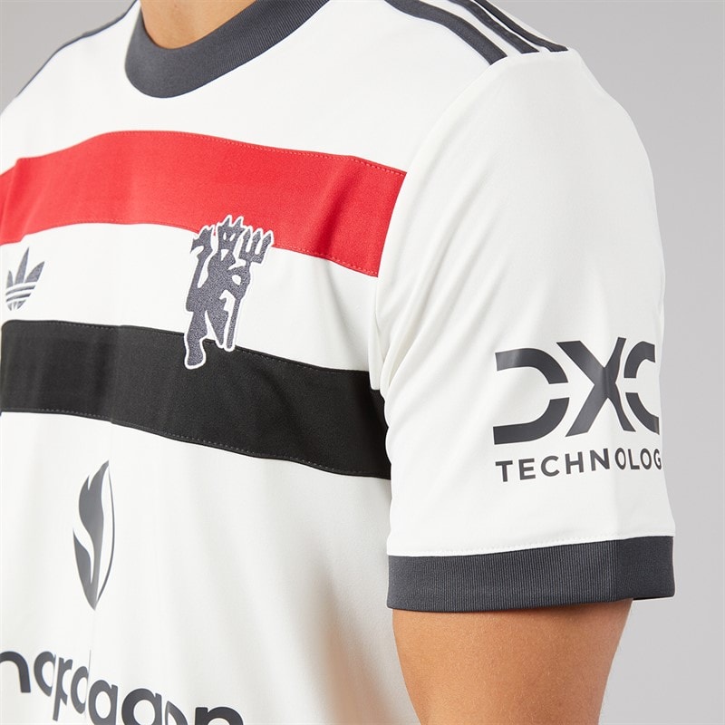 Mens MUFC Manchester United 24/25 Third Jersey Off White - Image 3