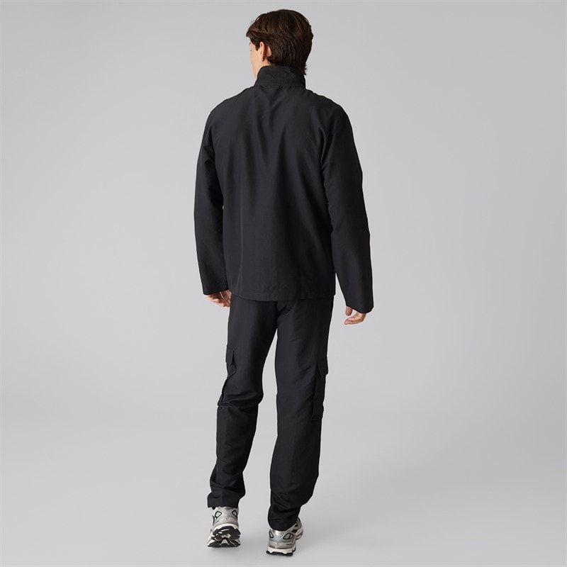 Mens Sportswear Woven Cargo Tracksuit Black - Image 2