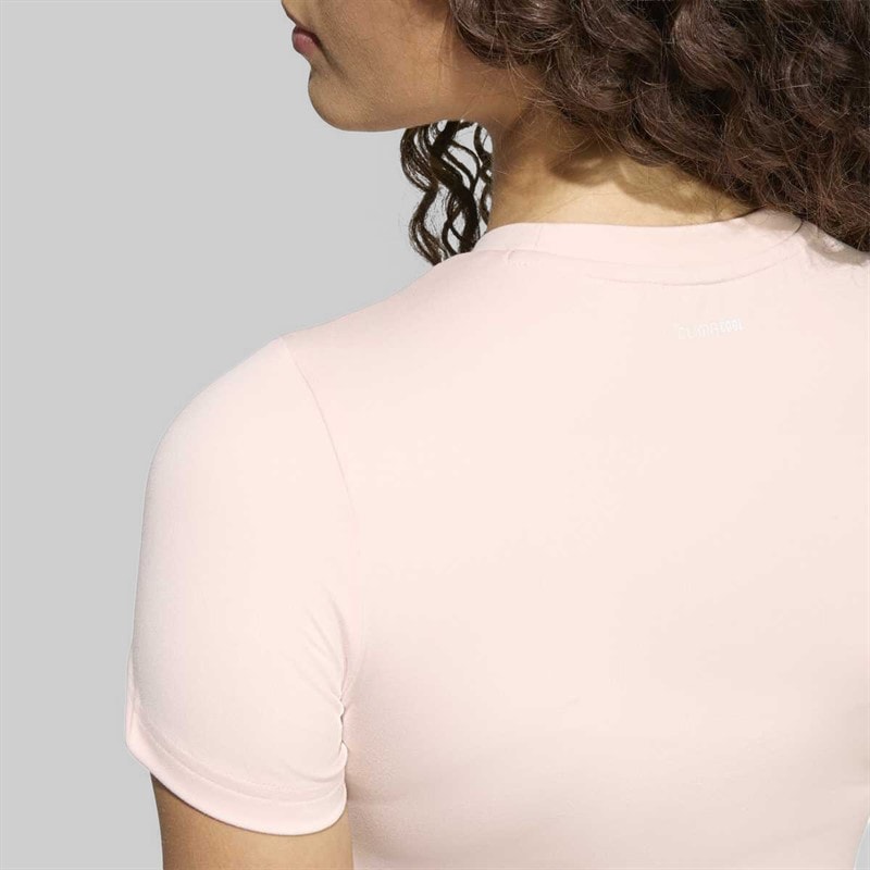 Junior Girls Sport Icons Soft Touch Baby T-Shirt Blush Pink/Pink Tint - Image 3